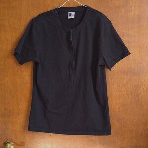 Short Sleeve, Chest Port Access Chemo Shirt, Women's L (Fits like a Medium)